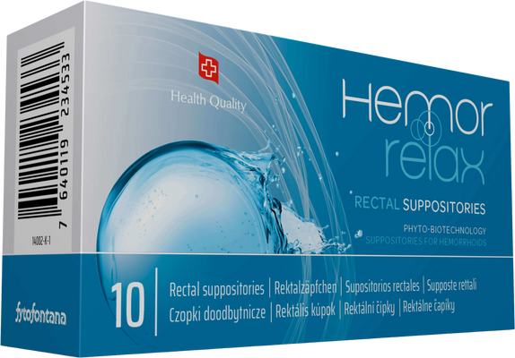 Fytofontana Hemorrelax Rektální čípky 10 ks