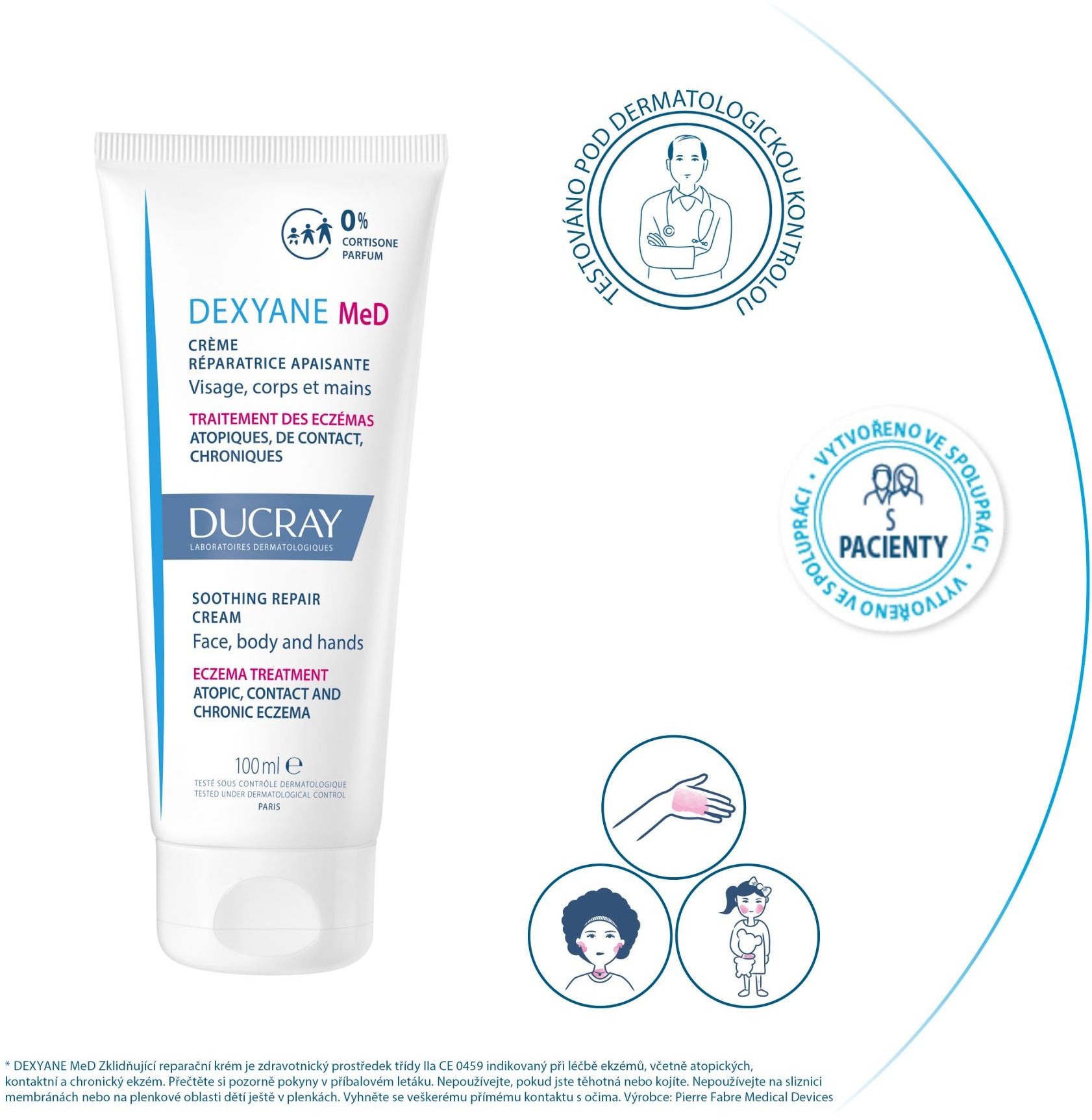 Ducray Dexyane MeD Zklidňující krém 100 ml