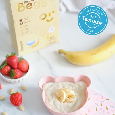Beggs Mléčná rýžová kaše banánová 200 g