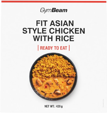 GymBeam FIT Kuřecí s rýží na asijský způsob Ready to eat 420 g