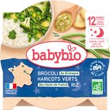 Babybio zelená zelenina, rýže se špetkou petrželky 230 g