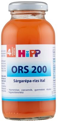 HiPP ORS 200 sárgarépa-rizs ital (4 hónapos kortól) 200 ml