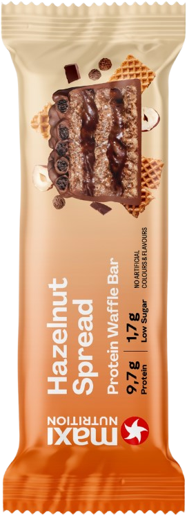 Maxi Nutrition Waffle protein bar hazelnut spread 39 g