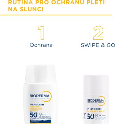Bioderma Photoderm Stick Průhledný opalovací krém v tyčince 15 g