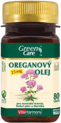 VitaHarmony Oreganový olej 25 mg 80 tobolek