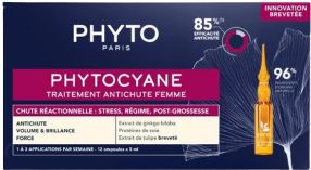 Phyto Phytocyane Péče proti reak.vyp.vlasů ženy 12 x 5 ml