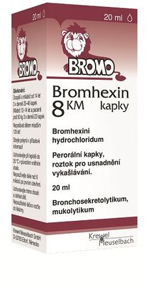 Bromhexin 8 KM kapky  8 mg/ml 20 ml