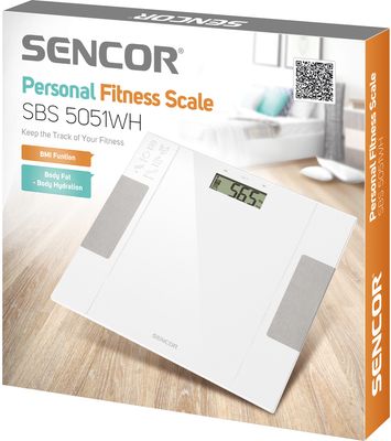 Sencor Osobní fitness váha SBS 5051WH