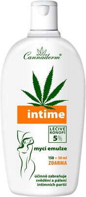 Cannaderm Intime NEW mycí emulze 200 ml