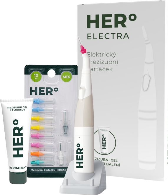 Herbadent HERo ELECTRA Mezizubní elektrický kartáček