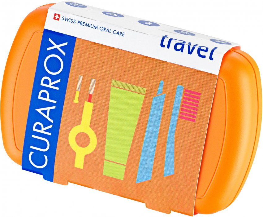Curaprox Travel set, narancsszín