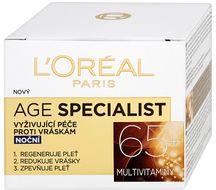 L'Oréal Paris Age Specialist 65+ vyživující péče proti vráskám noční 50 ml