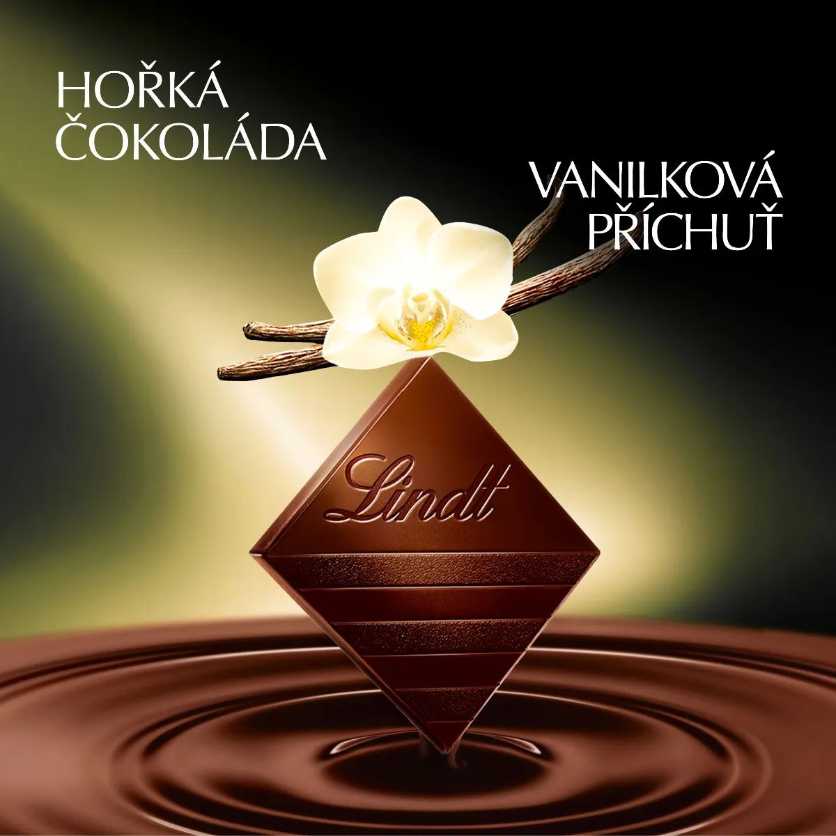 Lindt Čokoláda EXCELLENCE Hořká čokoláda s příchutí vanilky 100 g