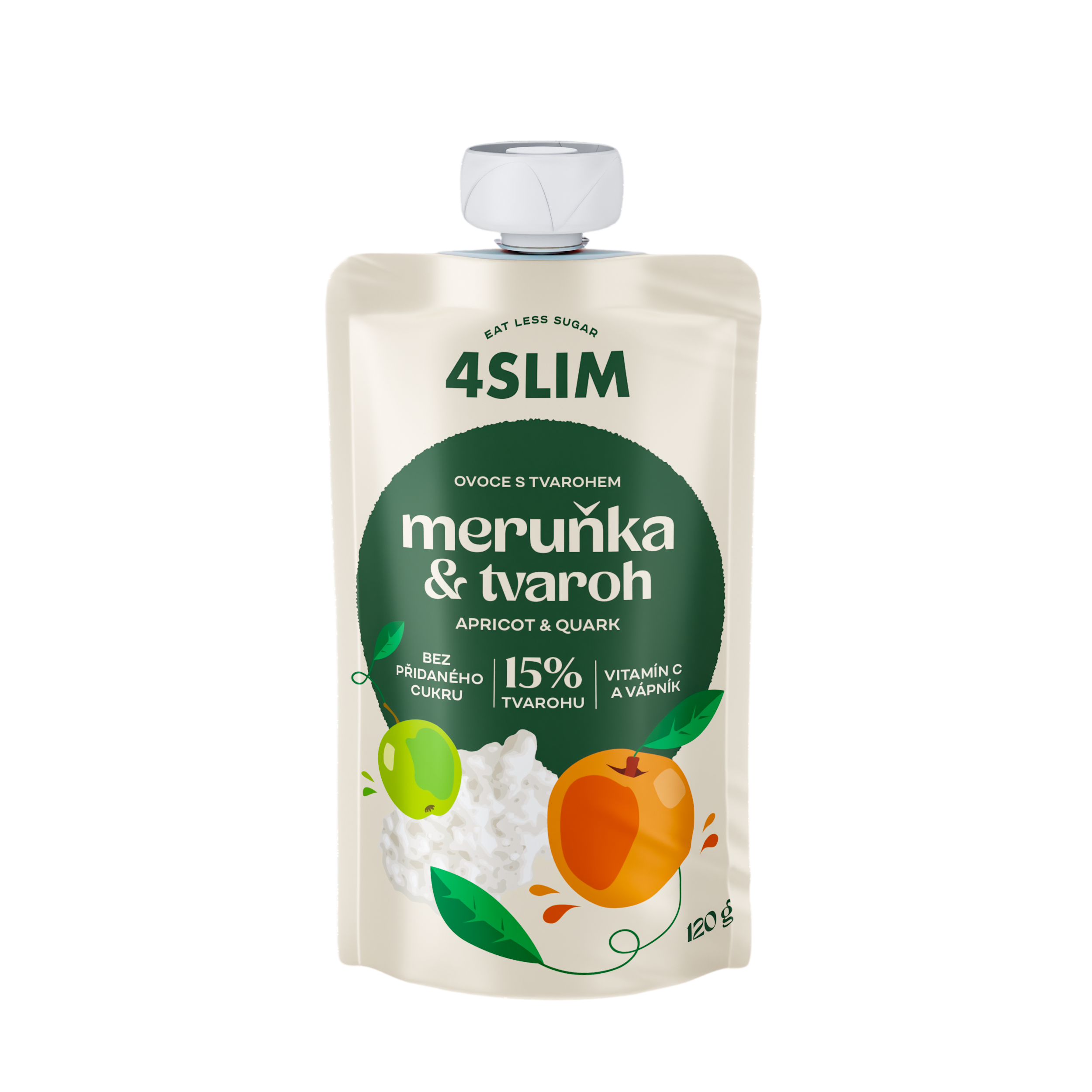 4Slim Meruňka, tvaroh 120 g