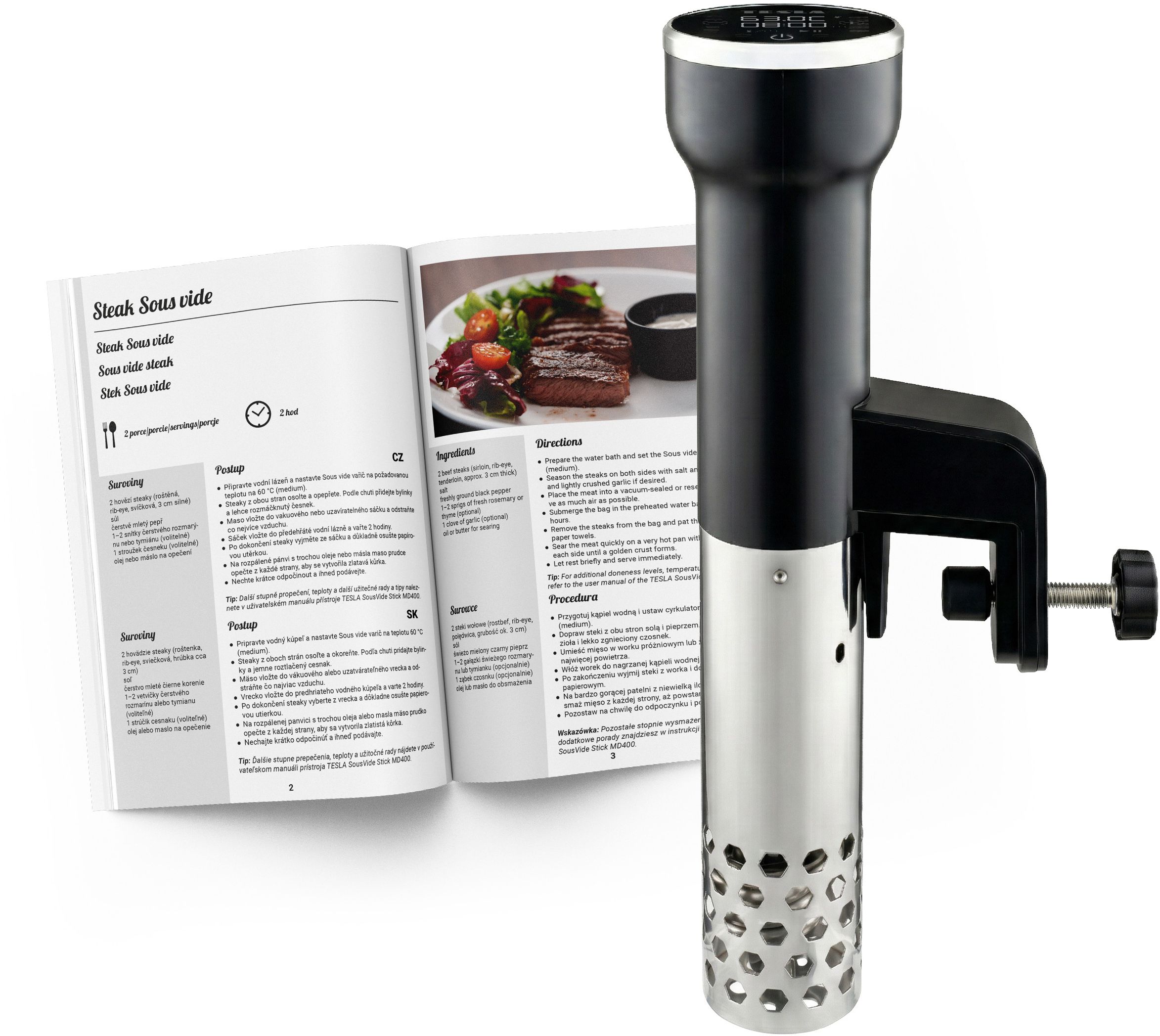 Tesla SousVide Stick MD400 - Sous vide vařič