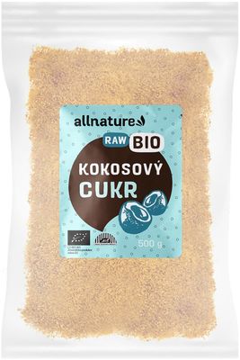 Allnature Kokosový cukr RAW/BIO 500 g