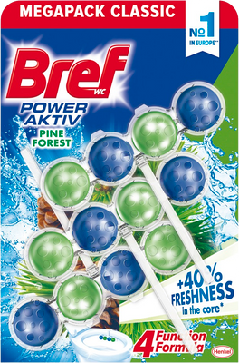 PB Bref WC blok Power Aktiv Pine 3 x 50 g