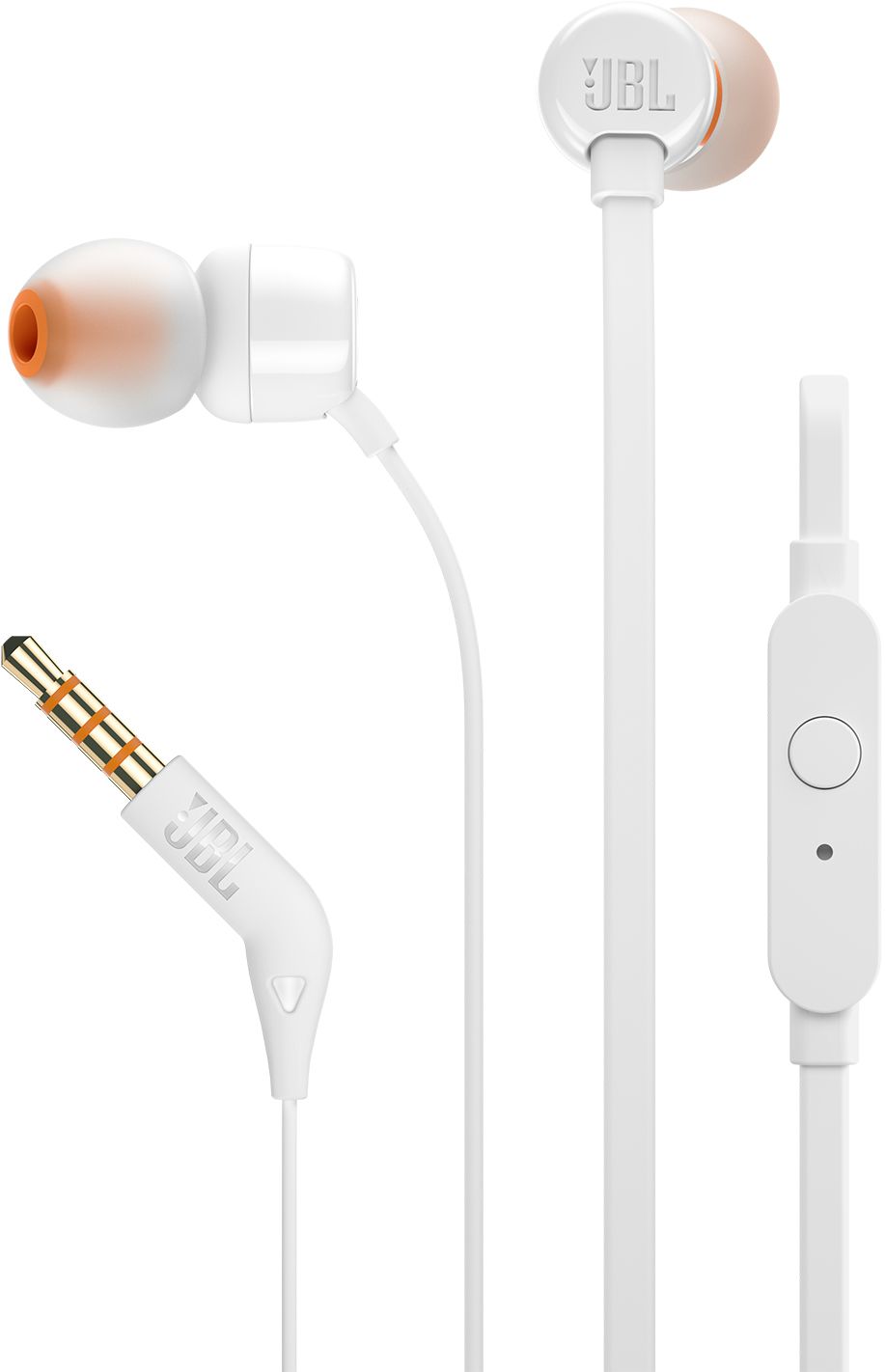 JBL T110 White sluchátka do uší