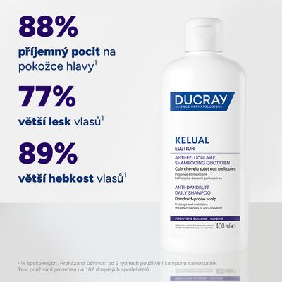 Ducray Elution Šampon pro citlivou pokožku 400 ml