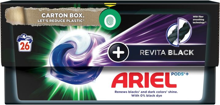 Ariel kapsle Black na praní 26 ks