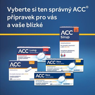 ACC ® NEO 100 mg 20 šumivých tablet