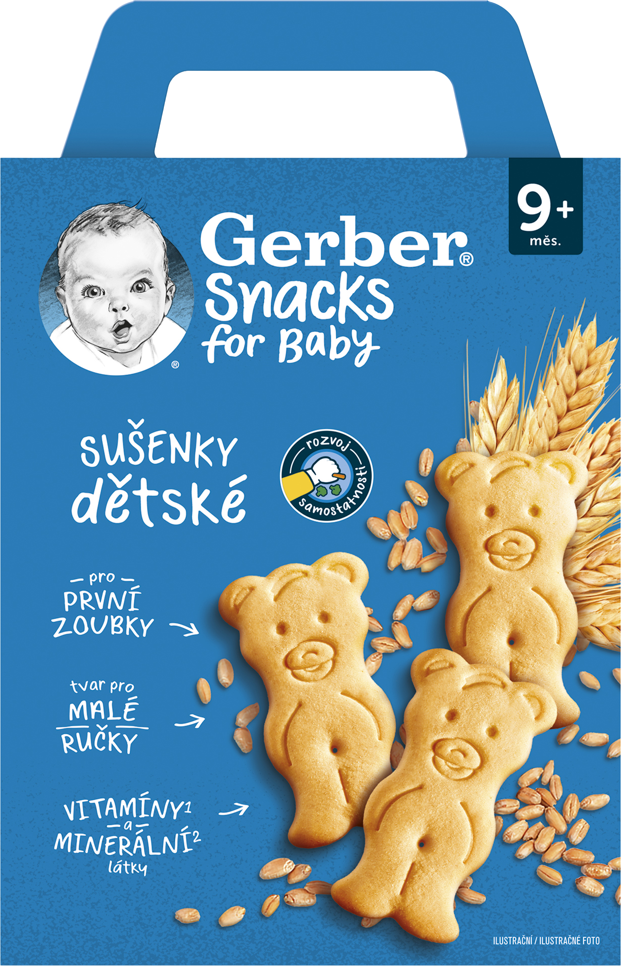 Gerber Snacks dětské sušenky 180 g