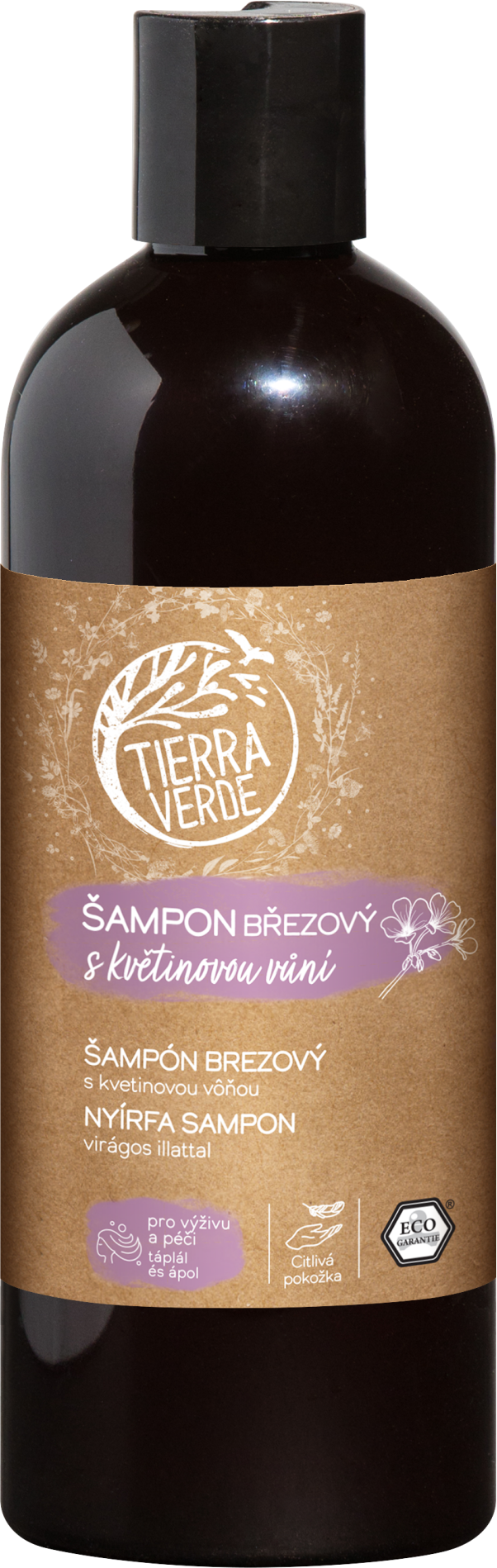 Tierra Verde Šampon březový s květinovou vůní 500 ml