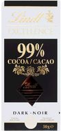 Lindt Excellence 99% Extra hořká čokoláda 50 g