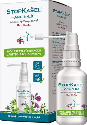 Dr.Weiss StopKašel ANGIN-EX sprej 30 ml