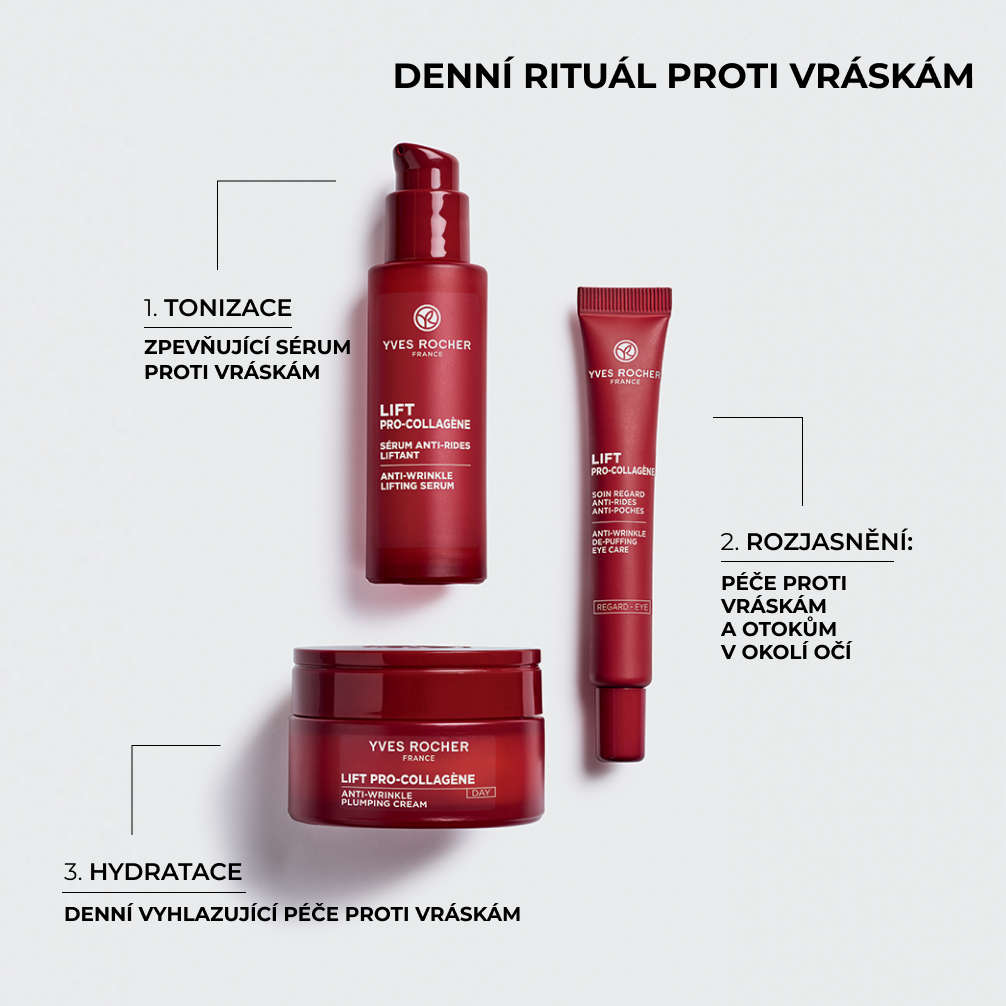 Yves Rocher LIFT PRO-COLLAGÈNE péče proti vráskám a otokům v okolí očí 14 ml