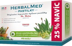 Dr.Weiss HerbalMed Jitrocel-mateřídouška-lípa 30 pastilek