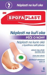 Spofaplast 3M 183 Náplasti na kuří oka 70 x 12 mm 6 ks