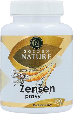 Golden Nature Ženšen pravý 100 kapslí