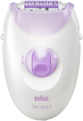 Braun Silk·épil 3, Epilátor 3-000, Fialový