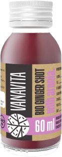 VanaVita Bio zázvorový shot s aronií 60 ml