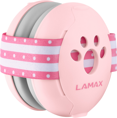 LAMAX BabyMuffs1 Pink Protihluková sluchátka