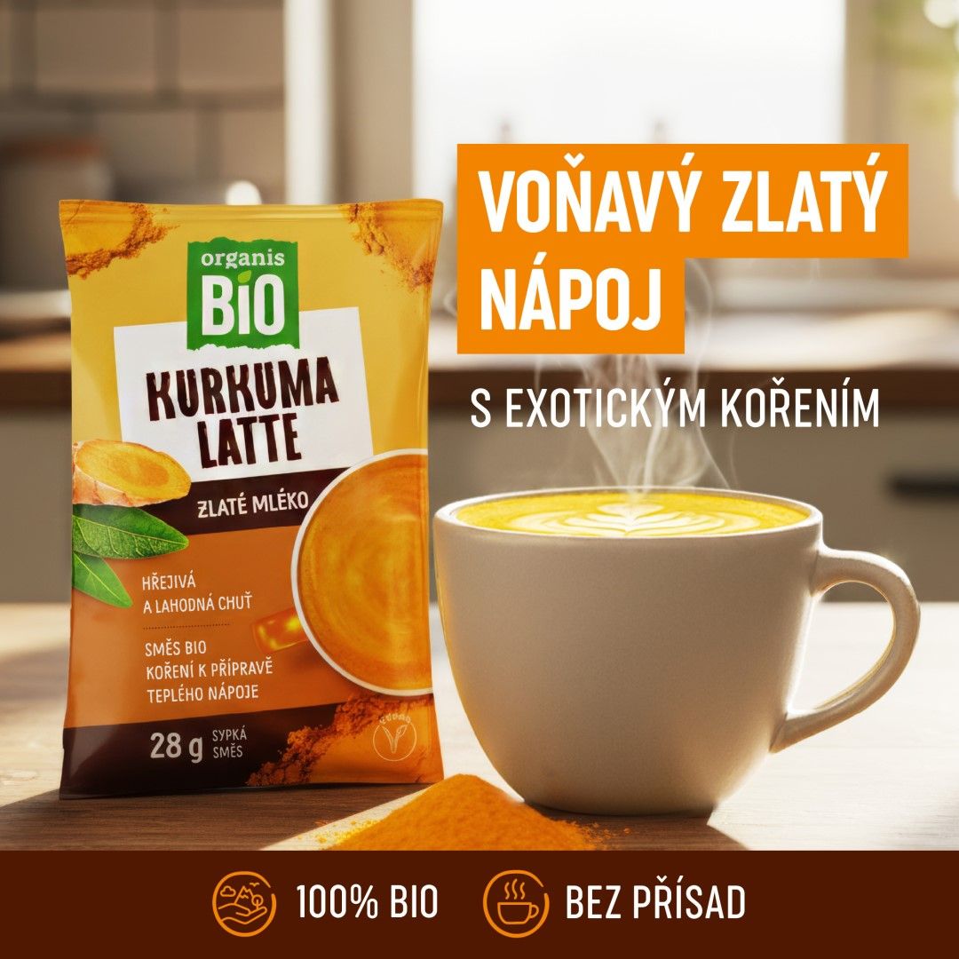 Organis Kurkuma latte BIO 28 g