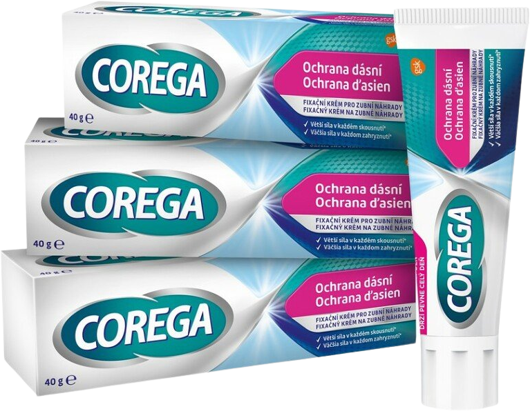 Corega FIX Ochrana dásní 3 x 40 g