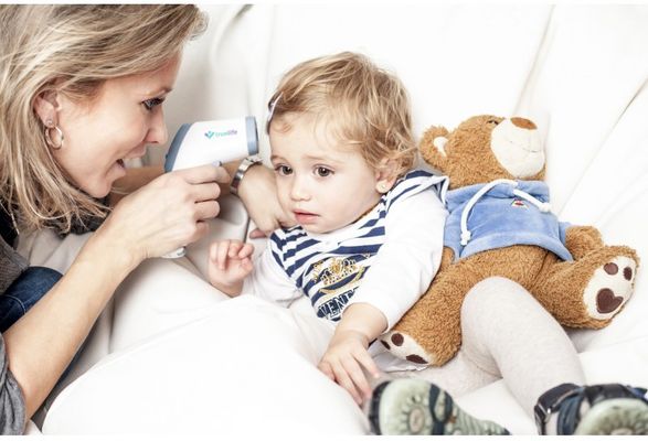 TrueLife Bezkontaktní teploměr CARE Q7 blue