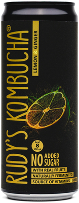 RUDY'S Kombucha - Zázvor & Citron 330 ml