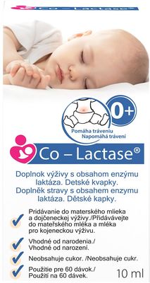 Co-lactase Kapky na intoleranci laktózy 10 ml