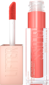 Maybelline New York New York Lifter Gloss 22 Peach Ring lesk na rty, 5.4 ml