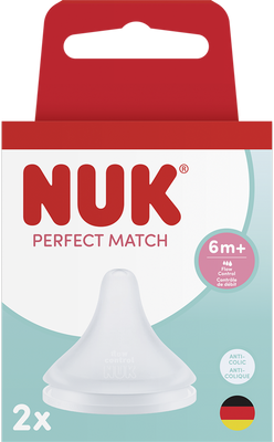 Nuk Savička Perfect Match vel. FLOW (6+m), 2 ks