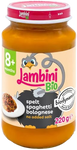 Lambini Bio Demeter příkrm špaldové špagety Bolognese 220 g