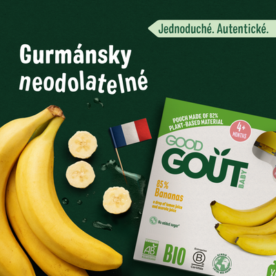 Good Goût BIO Banán 4 x 85 g