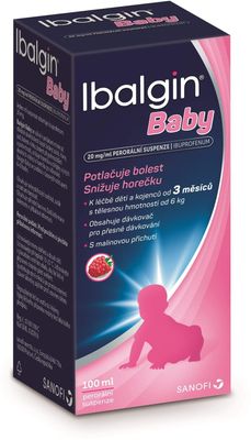 Ibalgin Baby 20mg/ml suspenze 100 ml