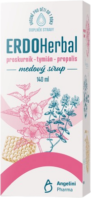 ERDOHerbal Medový sirup 140 ml