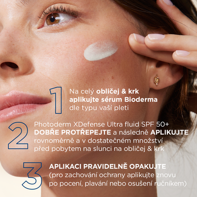 Bioderma Photoderm XDefense neviditelná ultrafluidní ochrana SPF 50+ 40 ml