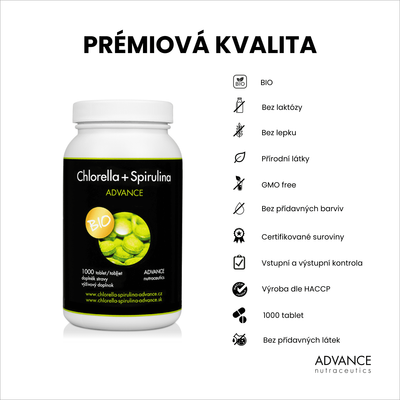 Advance Chlorella + Spirulina 1000 tablet