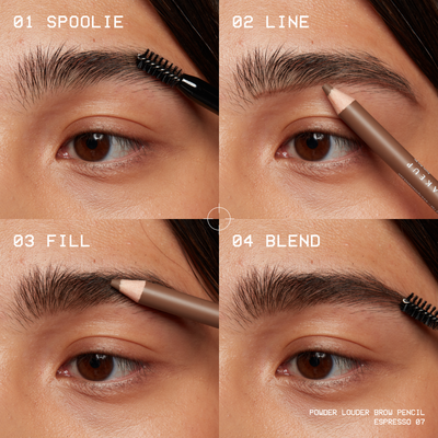 NYX Professional Makeup Powder Louder Brow Pencil pudrová tužka na obočí, Espresso